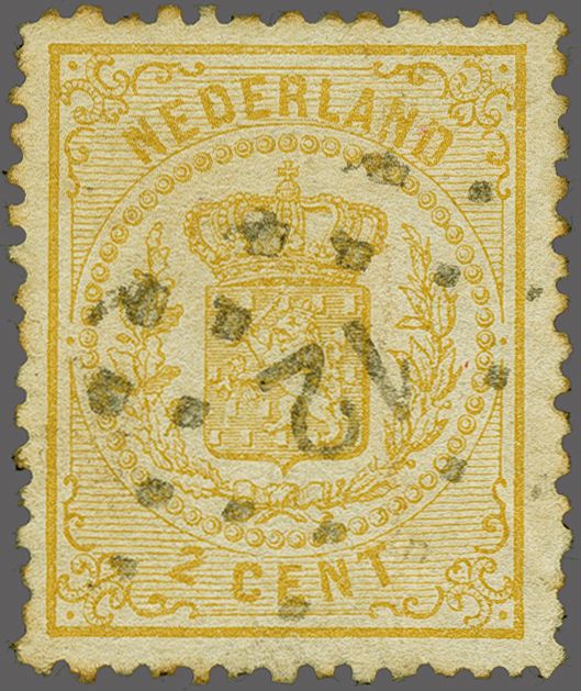 Lot 2088 - cancellations Numeral Cancel -  Corinphila Veilingen Auction 258 - Day 3 Netherlands and colonies single lots, Ramones Collection of Great Britain & WWII Collection of Dr. Keizer