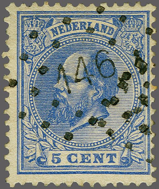 Lot 2104 - cancellations Numeral Cancel - Corinphila Veilingen Auction 258 - Day 3 Netherlands and colonies single lots, Ramones Collection of Great Britain & WWII Collection of Dr. Keizer Lot 2104 - cancellations Numeral Cancel - Corinphila Veilingen Auction 258 - Day 3 Netherlands and colonies single lots, Ramones Collection of Great Britain & WWII Collection of Dr. Keizer