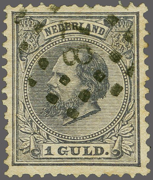 Lot 2097 - cancellations Numeral Cancel -  Corinphila Veilingen Auction 258 - Day 3 Netherlands and colonies single lots, Ramones Collection of Great Britain & WWII Collection of Dr. Keizer